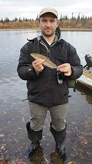 Уральская рыбалка на сига нахлыстом