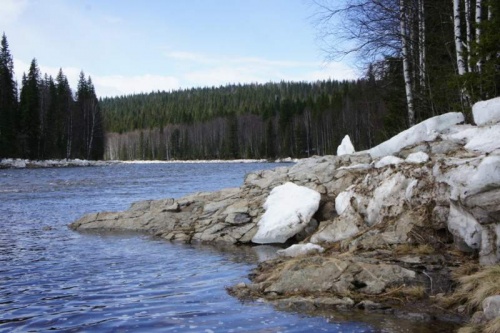 Уральская рыбалка на реке Молмыс