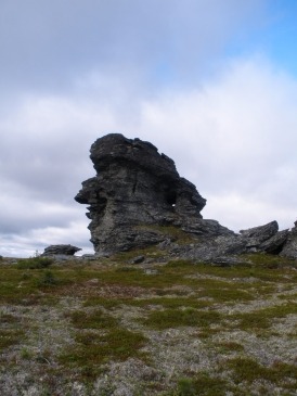 Камни-останцы в Уральских горах
