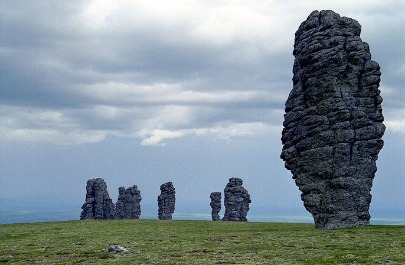 Визитная карточка Урала - останцы на плато Мань-Пупу-Нер