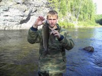 Уральская рыбалка на реке Молмыс