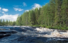 Карелия: сплав по реке Поньгома